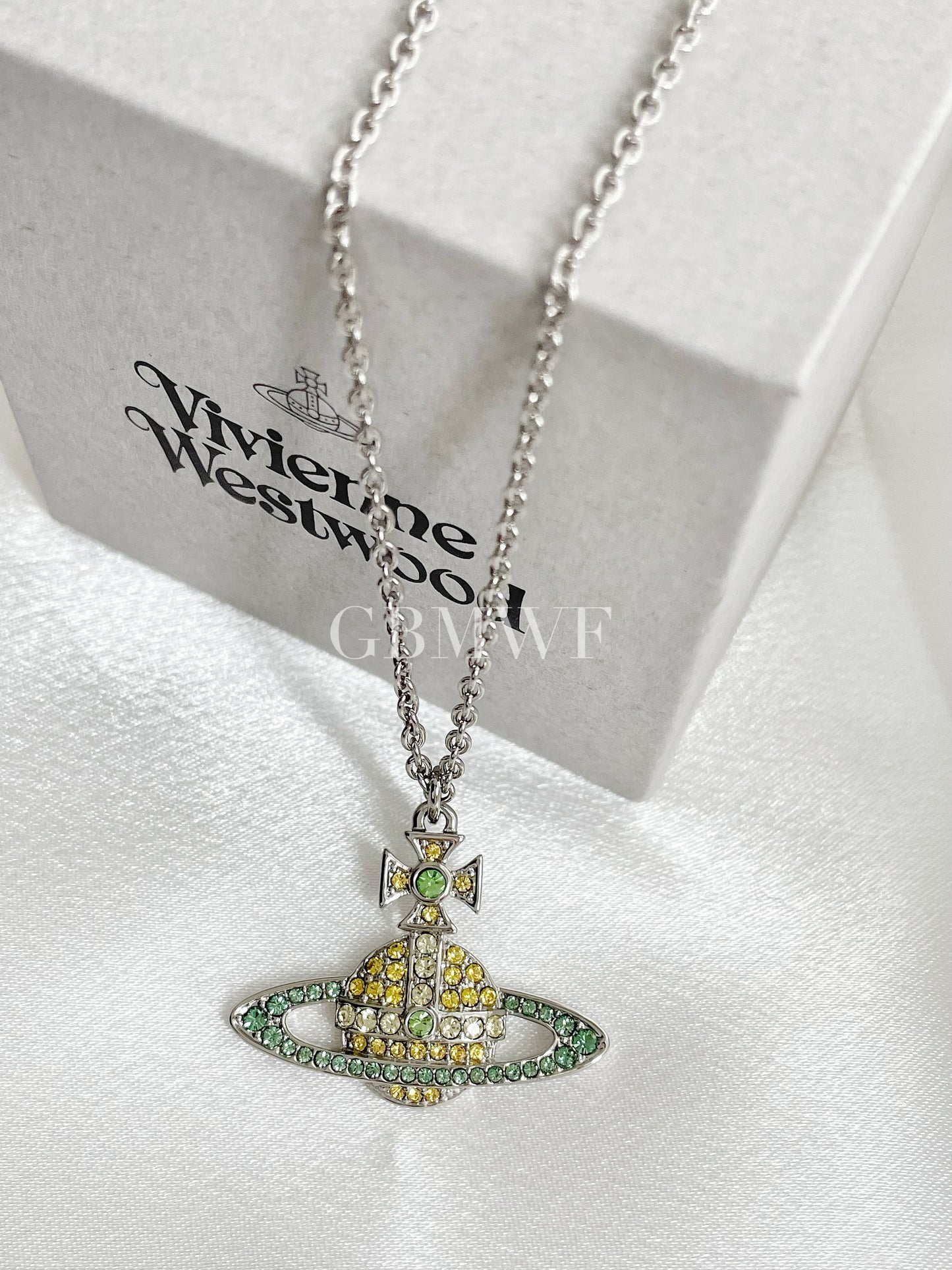 Vivienne Westwood Kika Silver Pendant Necklace