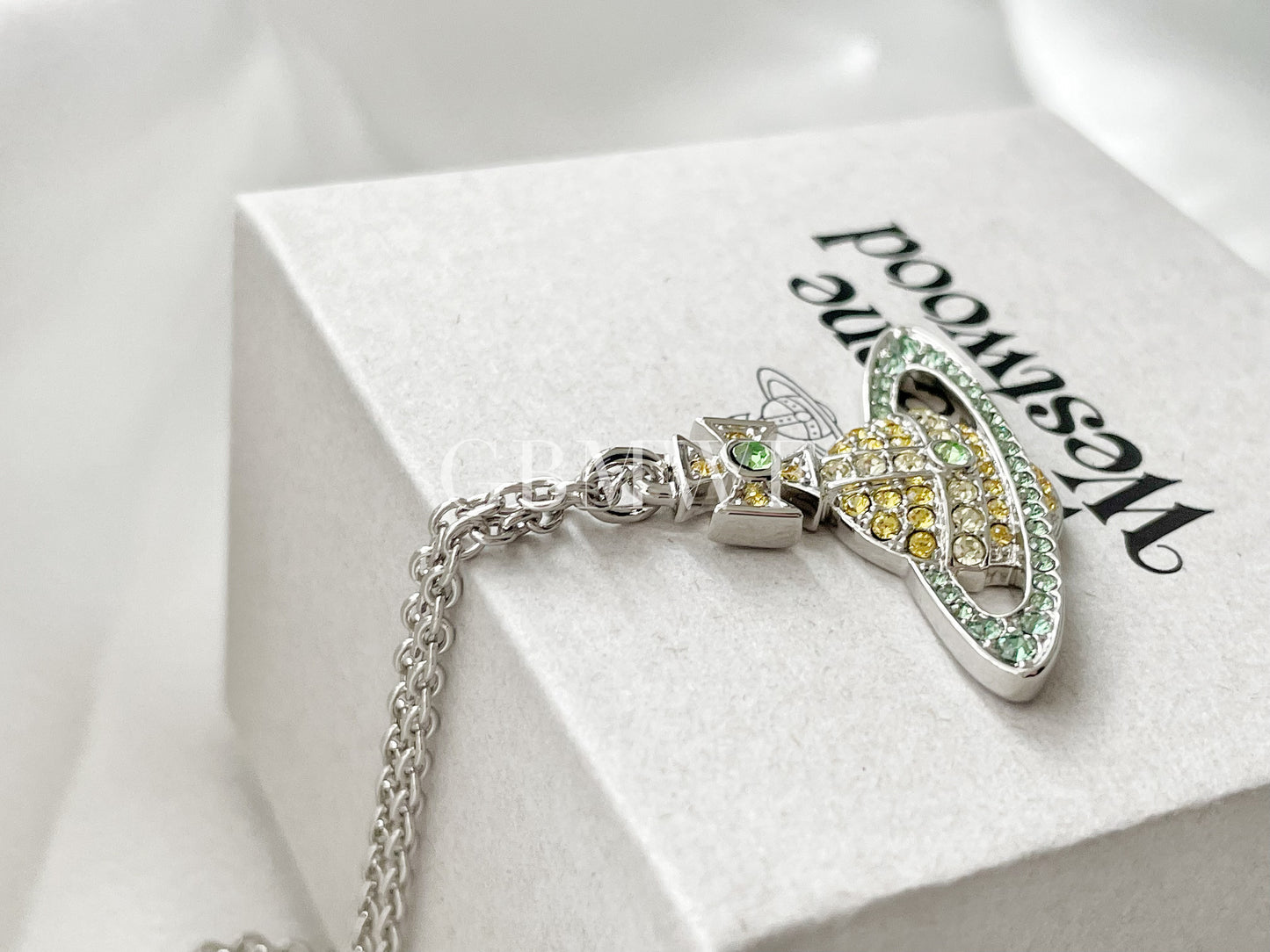 Vivienne Westwood Kika Silver Pendant Necklace