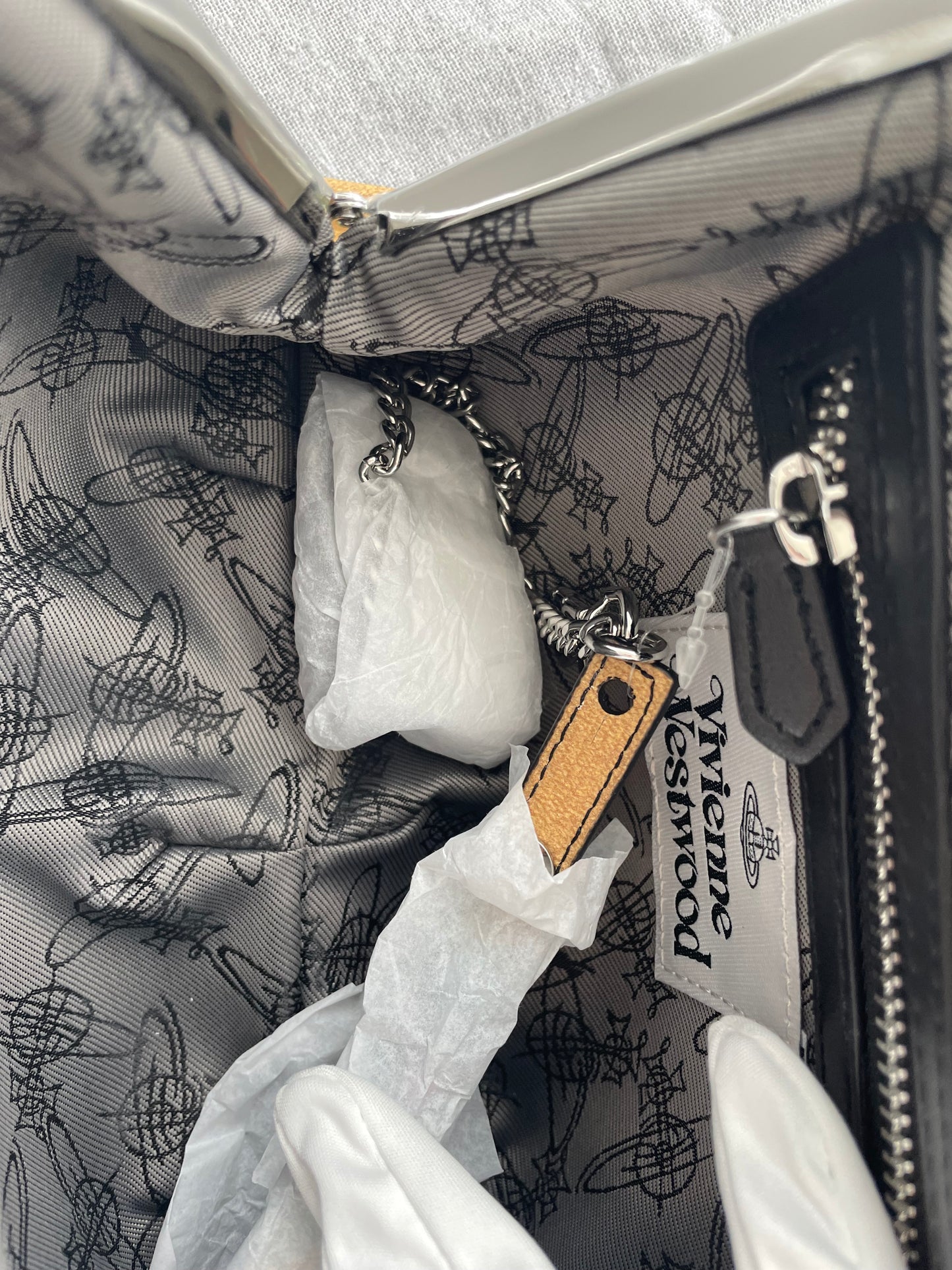 Vivienne Westwood Charlie Frame Tartan Purse Bag