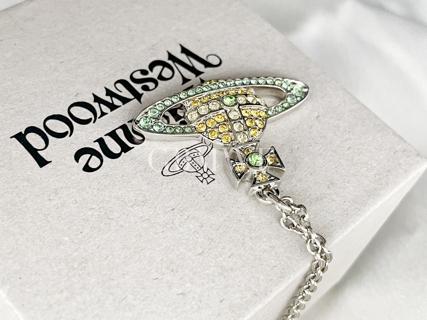 Vivienne Westwood Kika Silver Pendant Necklace