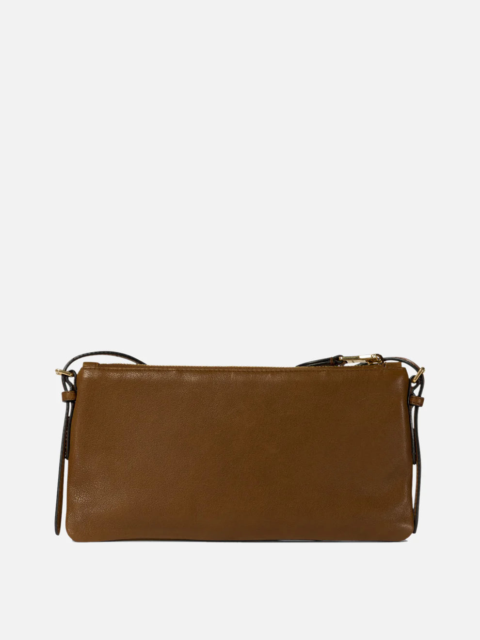 Miu Miu Logo Embossed Nappa Leather Shoulder Bag