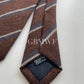 lDrakes Handmade Striped Tipped Cashmere Tie With Tag