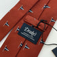 Drakes Nautical Signal Flag Rolled-edge Handmade Silk Tie With Tag