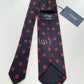 Drakes Polka Dot Handmade Tipped Tie With Tag