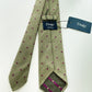 Drakes Handmade Polka Dot Hand-rolled Silk Tie With Tag