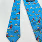 Drakes Men with Dog Handmade Tipped Silk Tie With Tag Limited Edition