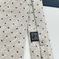 Drakes Handmade Polka Dot Hand-rolled Silk Tie With Tag