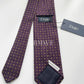 Drakes Handmade Polka Dot Tipped Silk Tie With Tag