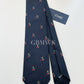 Drakes Handmade Tipped Silk Tie With Tag Golf Fox Limited Edition