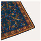 Drakes Parrot Print Wool-Silk Scarf 90*90cm