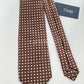 Drakes Polka Dot Handmade Tipped Silk Tie With Tag