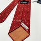 Drakes Polka Dot Handmade Rolled Edge Silk Tie With Tag