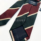 Drakes Handmade Striped Tipped Silk Tie With Tag