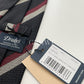 Drakes Hand-rolled Edge Block Stripe Silk Handmade Tie With Tag