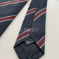 Drakes Handmade Striped Tipped Silk Tie With Tag
