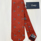 Drakes Nautical Signal Flag Rolled-edge Handmade Silk Tie With Tag