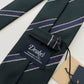 Drakes Handmade Tipped Silk Tie With Tag
