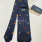 Drakes Handmade Tipped Silk Tie With Tag