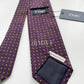 Drakes Handmade Polka Dot Tipped Silk Tie With Tag