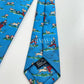 Drakes Men with Dog Handmade Tipped Silk Tie With Tag Limited Edition