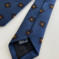 Drakes Geometric Motif Silk Tie Handmade Tie