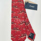Limited Drakes Handmade Silk Tie with Dragon Boat Motif Sports Collection