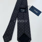 Drakes Handmade Polka Dot Tipped Silk Tie With Tag