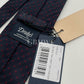 Drakes Handmade Polka Dot Hand-rolled Silk Tie With Tag