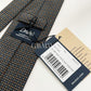 Drakes Handmade Polka Dot Tipped Silk Tie With Tag