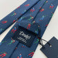 Drakes Short Track Speed Skating Handmade Tipped Silk Tie With Tag
