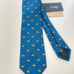 Drakes Hunting Dog Motif Handmade Tipped Wool Tie With Tag