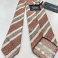 Drakes Handmade Striped Tipped Silk Tie With Tag