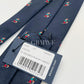 Drakes Handmade Tipped Silk Tie With Tag Golf Fox Limited Edition