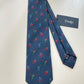 Drakes Short Track Speed Skating Handmade Tipped Silk Tie With Tag