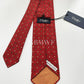 Drakes Polka Dot Handmade Rolled Edge Silk Tie With Tag