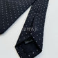 Drakes Handmade Tipped Silk Tie With Tag