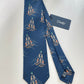 Drakes Human Pyramid Waterskiing Motif Handmade Tie Limited Edition