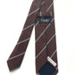Drakes Handmade Striped Tipped Cashmere Tie With Tag