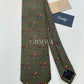 Drakes Handmade Tipped Silk Tie With Tag Football Sports Collection