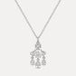 Vivienne Westwood Joaquina Pendant Platinum/White