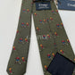 Drakes Handmade Tipped Silk Tie With Tag Football Sports Collection