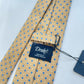 Drakes Handmade Tipped Silk Tie With Tag