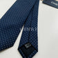 Drakes Handmade Polka Dot Tipped Silk Tie With Tag