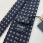 Drakes Handmade Tipped Silk Tie With Tag