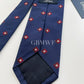 Drakes Handmade Tipped Silk Tie With Tag