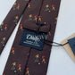 Drakes Handmade Tipped Silk Tie With Tag Football Sports Collection