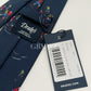 Limited Drakes Navy Handmade Silk Tie with Ice Hockey Motif Sports Collection