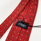 Drakes Polka Dot Handmade Rolled Edge Silk Tie With Tag