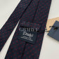 Drakes Handmade Polka Dot Hand-rolled Silk Tie With Tag