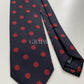 Drakes Polka Dot Handmade Tipped Tie With Tag